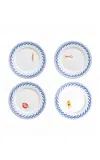 Casa Hermana - Spf 26 Waves Dessert Plates Set-of-four - Multi