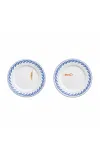 Casa Hermana - Swimmers Waves Dessert Plates Set-of-two - Multi