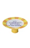 Casa Hermana Vuelta Al Sol Cakestand In Yellow