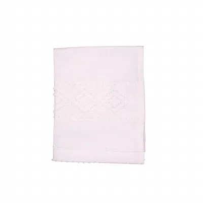 Casa Isota Italian Hand Towel - Set Of 2 In White