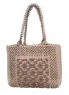Casa Isota Women's Ava Woven Tote In Orange In Orange