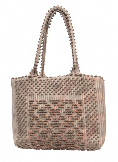 Casa Isota Women's Ava Woven Tote In Orange