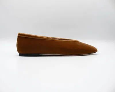 Casa Isota Women's Dafne Velvet Ballet Flats In Velvet Currey In Multi