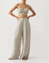 Casa Raki Alma Trousers In Flax In Beige