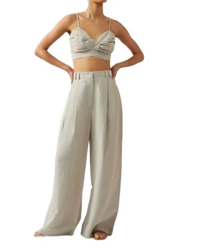 Casa Raki Alma Trousers In Flax In Neutral