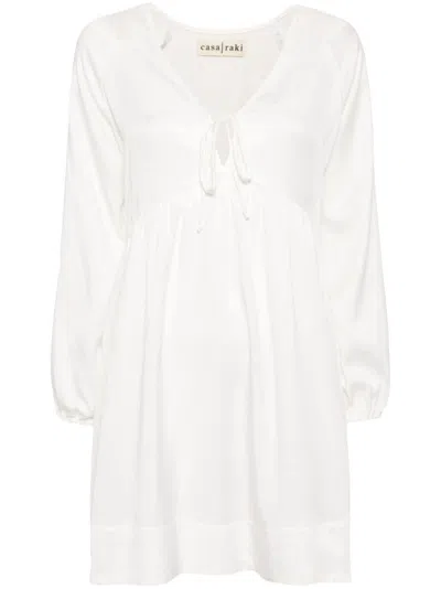 Casa Raki Barbi Organic Cotton Dress In White