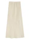 Casa Raki Camelia Linen Maxi Skirt In Neutral
