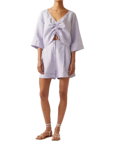 Casa Raki Clementina Shorts In Lilac In Multi