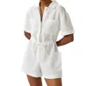 Casa Raki Juana Jumpsuit In White In White