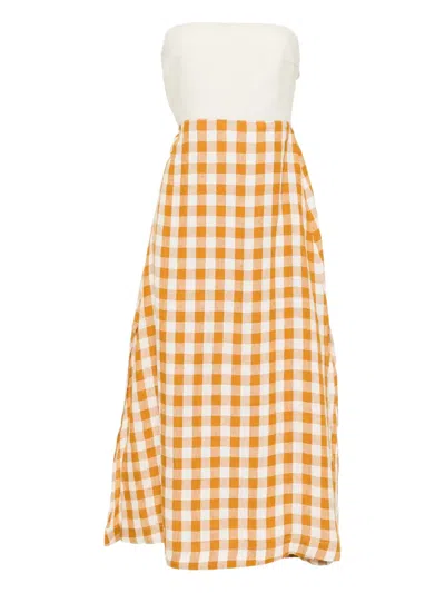 Casa Raki Penelope Dress In Gold