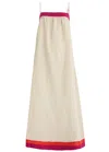Casa Raki Vicky Colour-block Linen Maxi Dress