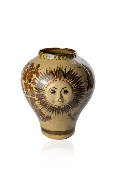 Casa Salmaa - Mateo Vintage Pottery Vase - Multi