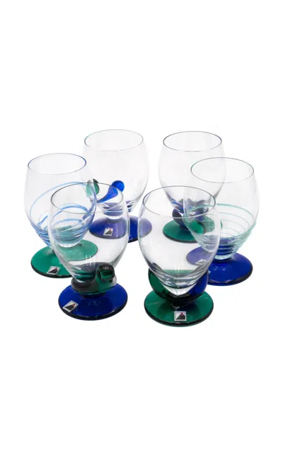 Casa Salmaa Niko Vintage Glassware Set In Multi