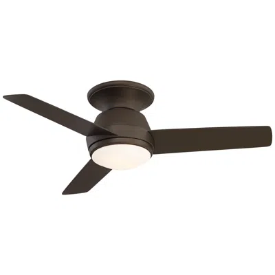 Casa Vieja 44"  Marbella Breeze Bronze Led Hugger Fan With Remote