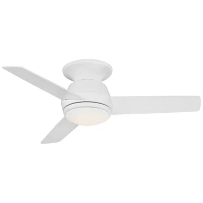 Casa Vieja 44"  Marbella Breeze White Led Hugger Fan With Remote