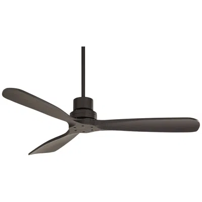 Casa Vieja 52" Casa Delta Dc Matte Black Outdoor Ceiling Fan With Remote