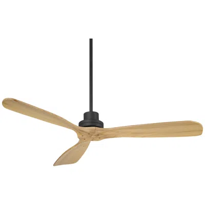 Casa Vieja 52" Casa Delta Dc Matte Black Outdoor Ceiling Fan With Remote
