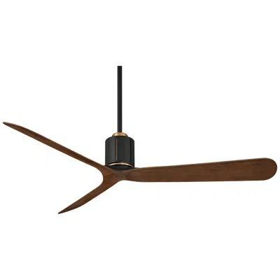 Casa Vieja 52"  Avo Matte Black Damp Ceiling Fan With Remote
