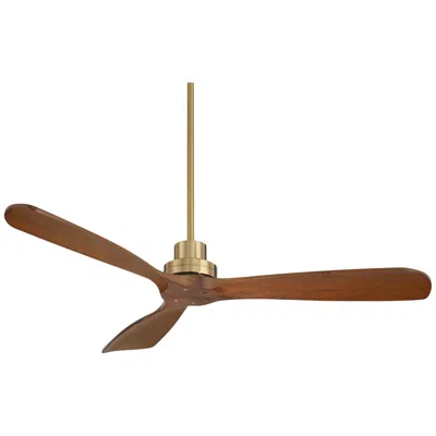 Casa Vieja 52"  Delta Dc Soft Brass Ceiling Fan With Remote