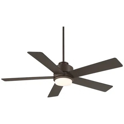 Casa Vieja 52"  Grand Palm Oil Rubbed Bronze Led Damp Rated Fan