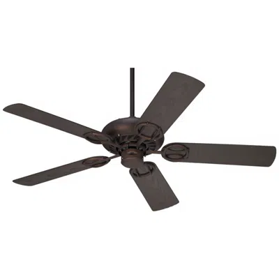 Casa Vieja 52"  Orb Bronze Wet Location Ceiling Fan With Pull Chain