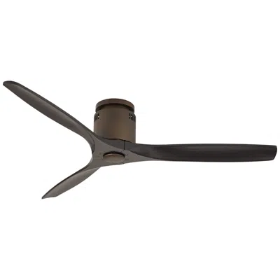 Casa Vieja 52"  Windspun Bronze Black Dc Hugger Ceiling Fan With Remote