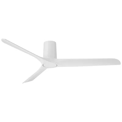 Casa Vieja 52"  Zebec White Hugger Ceiling Fan With Remote Control