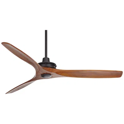Casa Vieja 52" Windspun Black-walnut Modern Dc Fan By  With Remote