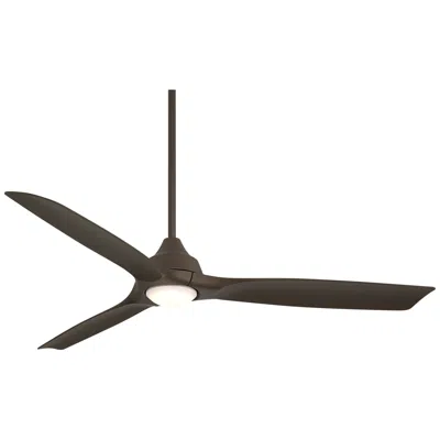 Casa Vieja 54"  Hermosa Wind Emperial Bronze Led Damp Ceiling Fan