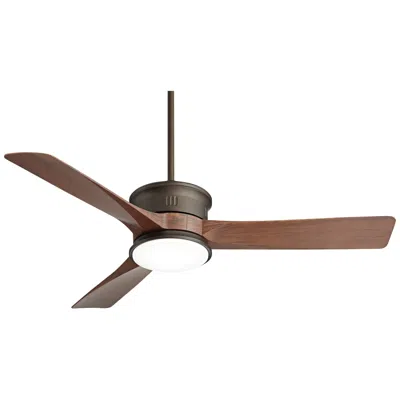 Casa Vieja 54"  Key West Bronze Wet Outdoor Led Ceiling Fan With Remote