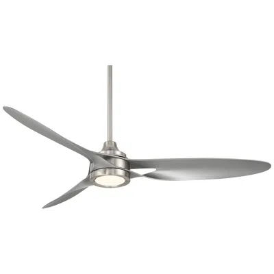 Casa Vieja 54"  Mystere Brushed Nickel Indoor/outdoor Led Ceiling Fan