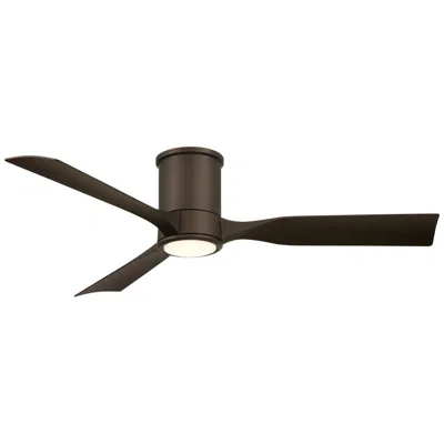 Casa Vieja 56"  Keel Emperial Bronze Led Damp Remote Hugger Ceiling Fan