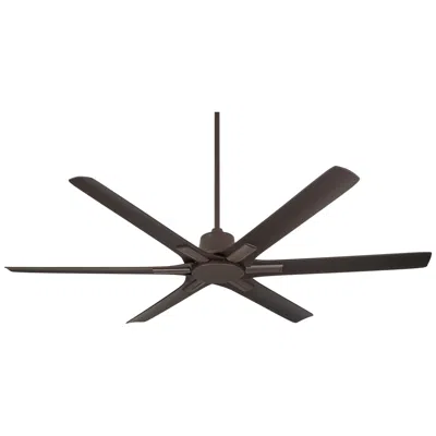 Casa Vieja 60"  Bronze Damp Rated Ceiling Fan With Remote