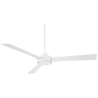 Casa Vieja 60"  Invictus Matte White Damp Ceiling Fan With Remote