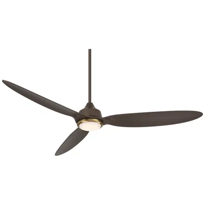 Casa Vieja 60"  Revere Bronze Customize Led Damp Remote Ceiling Fan