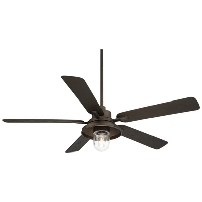 Casa Vieja 60"  Ridgeline Bronze Barn Led Wet Rated Ceiling Fan