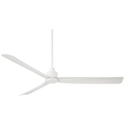 Casa Vieja 60"  Sailplane Matte White Damp Ceiling Fan With Remote