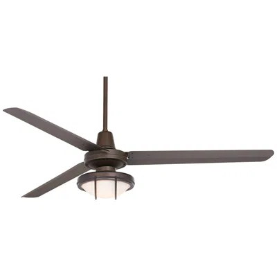 Casa Vieja 60"  Turbina Dc Bronze Damp Led Ceiling Fan With Remote