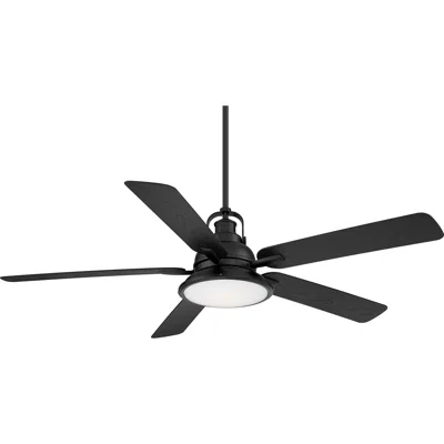 Casa Vieja 60"  Wind And Sea Black Led Wet Rated Ceiling Fan