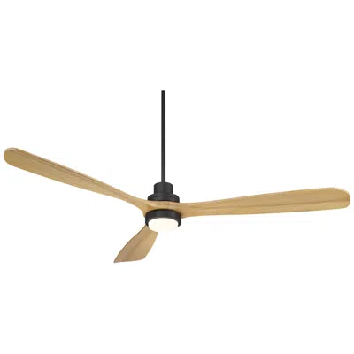 Casa Vieja 66"  Delta Dc Matte Black Cct Led Ceiling Fan With Remote