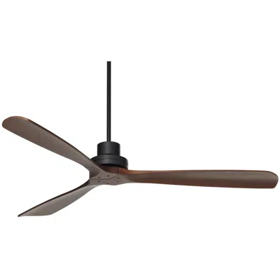 Casa Vieja 66"  Delta Dc Xl Walnut Outdoor Ceiling Fan With Remote