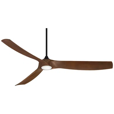 Casa Vieja 70"  Kona Wind Black-walnut Led Damp Ceiling Fan With Remote