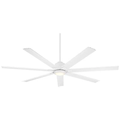 Casa Vieja 72"  Airbender Matte White Led Ceiling Fan With Remote