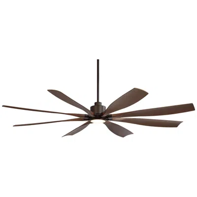 Casa Vieja 72"  Vortex Bronze And Barnwood Led Ceiling Fan With Remote