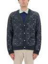 Casablanca Monogram Cardigan In Multi