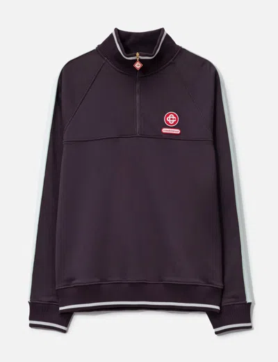 Casablanca 1/4 Zip Laurel Sweatshirt