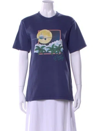 Pre-owned Casablanca 2020 Graphic Print T-shirt In Blue