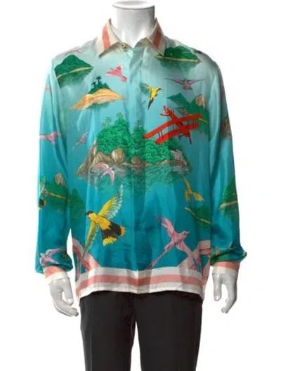 Pre-owned Casablanca 2020 Silk Shirt In Green