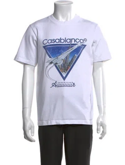 Pre-owned Casablanca 2022 ' Aiiiiir' T-shirt In White