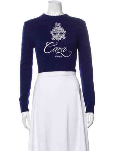 Pre-owned Casablanca 2022 'embleme De Caza' Sweater In Blue